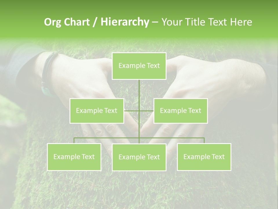 Forest Person Shape PowerPoint Template