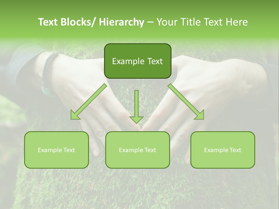 Forest Person Shape PowerPoint Template