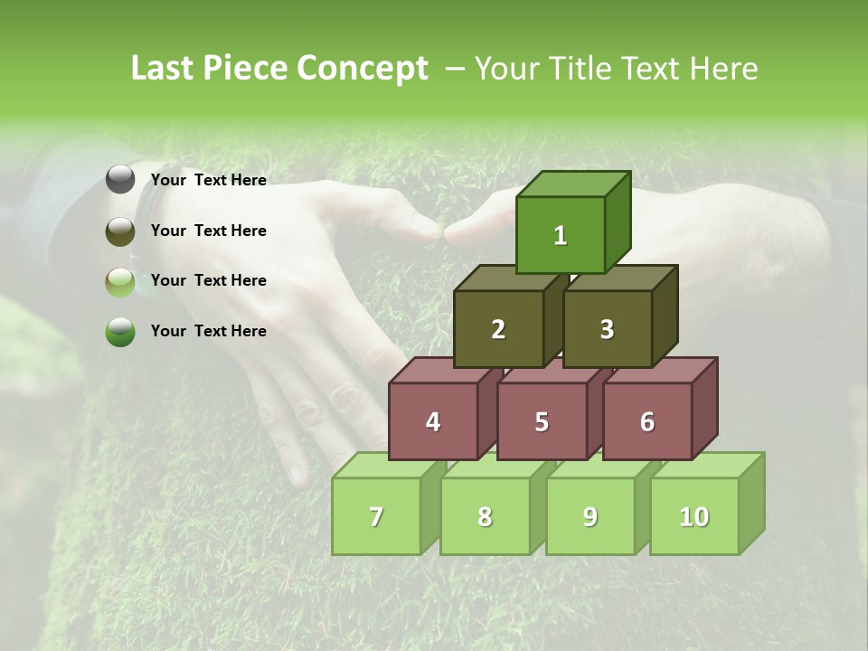 Forest Person Shape PowerPoint Template