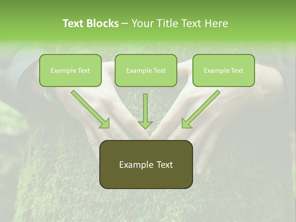 Forest Person Shape PowerPoint Template