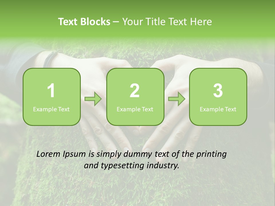 Forest Person Shape PowerPoint Template