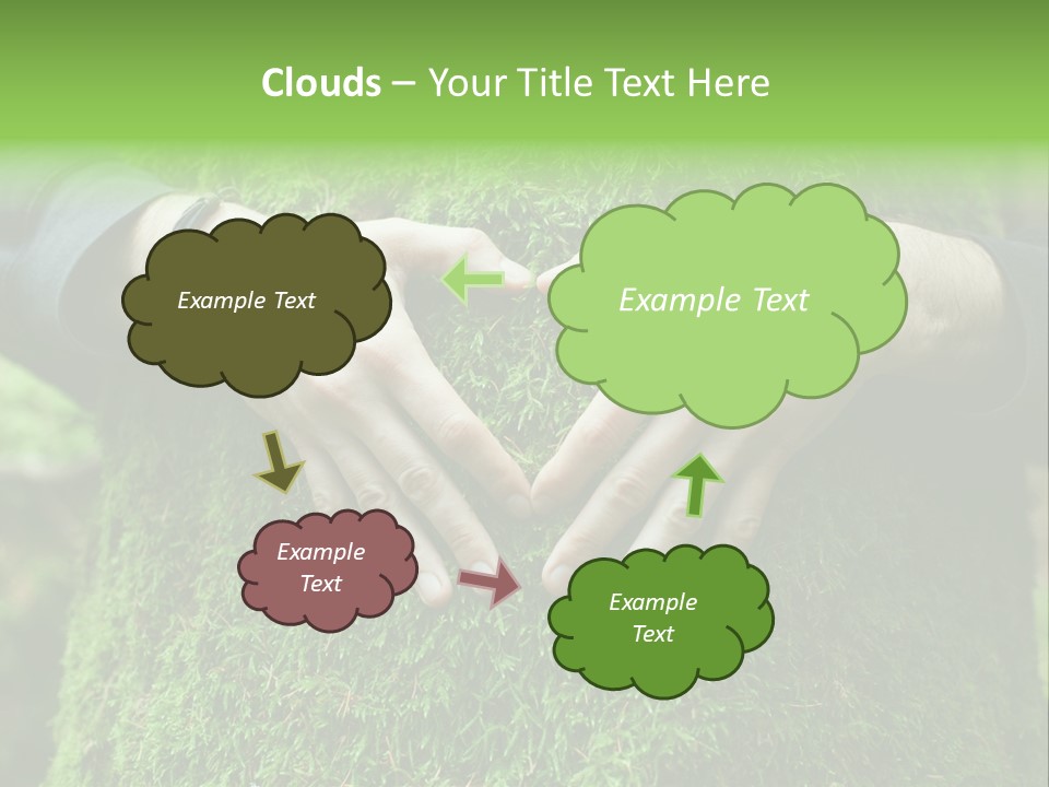 Forest Person Shape PowerPoint Template