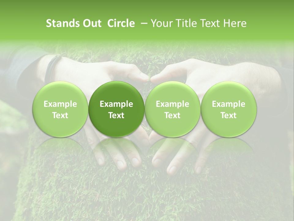 Forest Person Shape PowerPoint Template