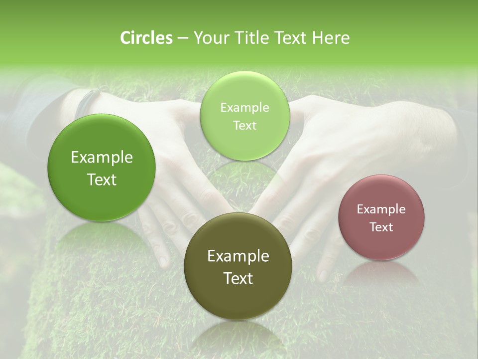 Forest Person Shape PowerPoint Template