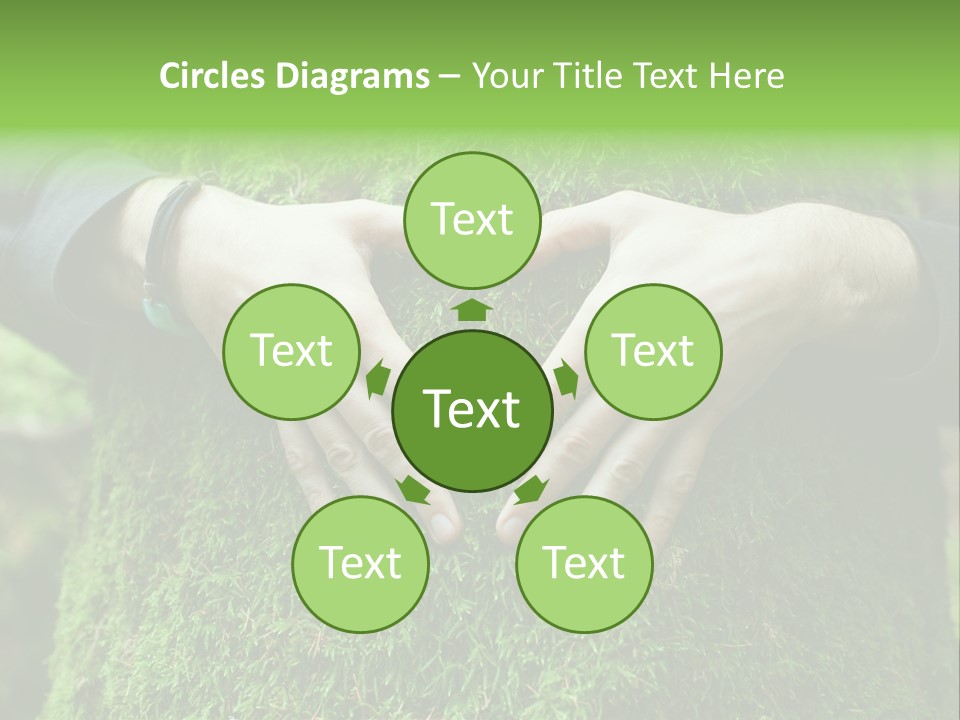 Forest Person Shape PowerPoint Template