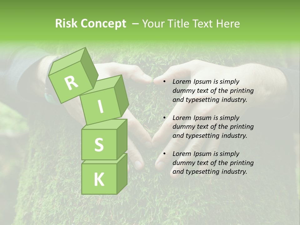 Forest Person Shape PowerPoint Template