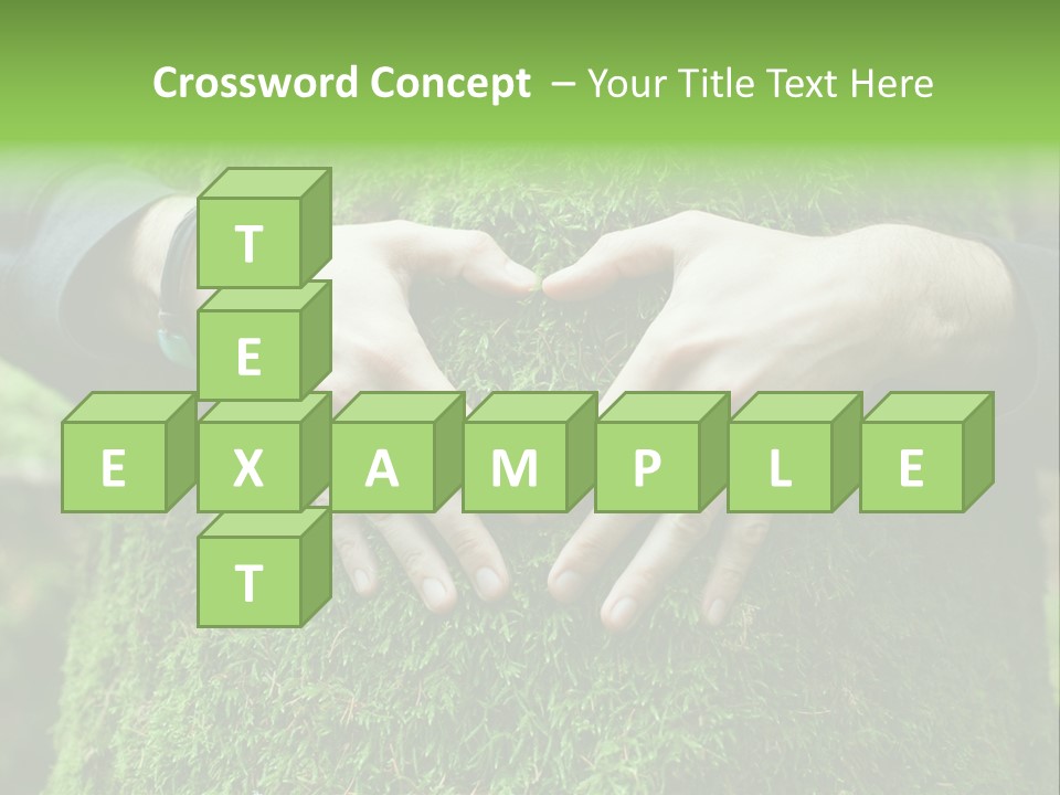 Forest Person Shape PowerPoint Template