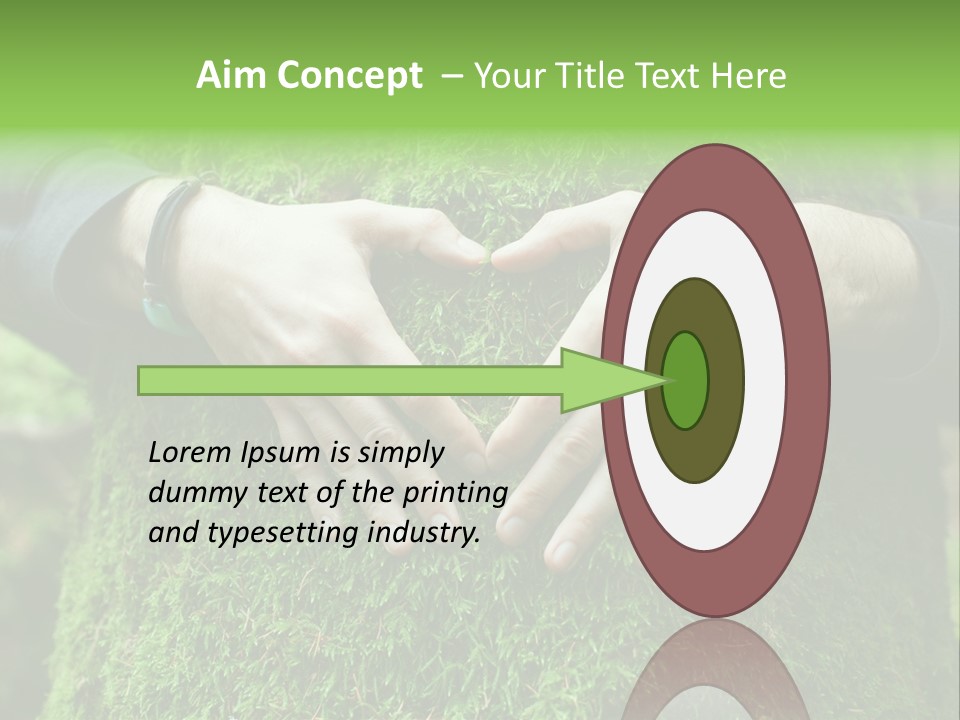 Forest Person Shape PowerPoint Template