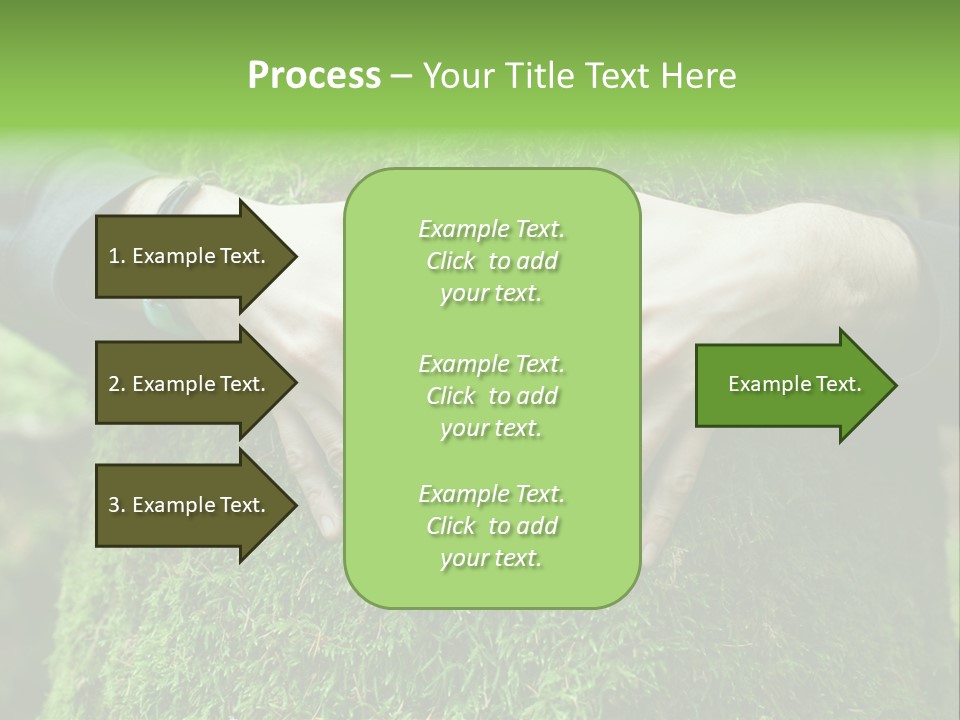 Forest Person Shape PowerPoint Template