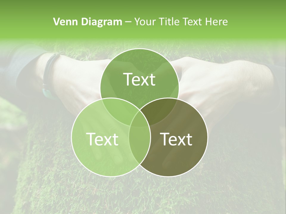 Forest Person Shape PowerPoint Template