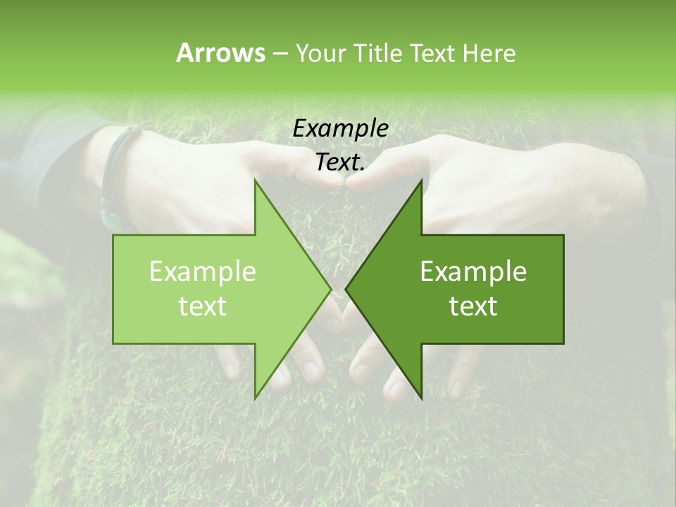 Forest Person Shape PowerPoint Template