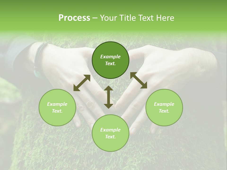 Forest Person Shape PowerPoint Template
