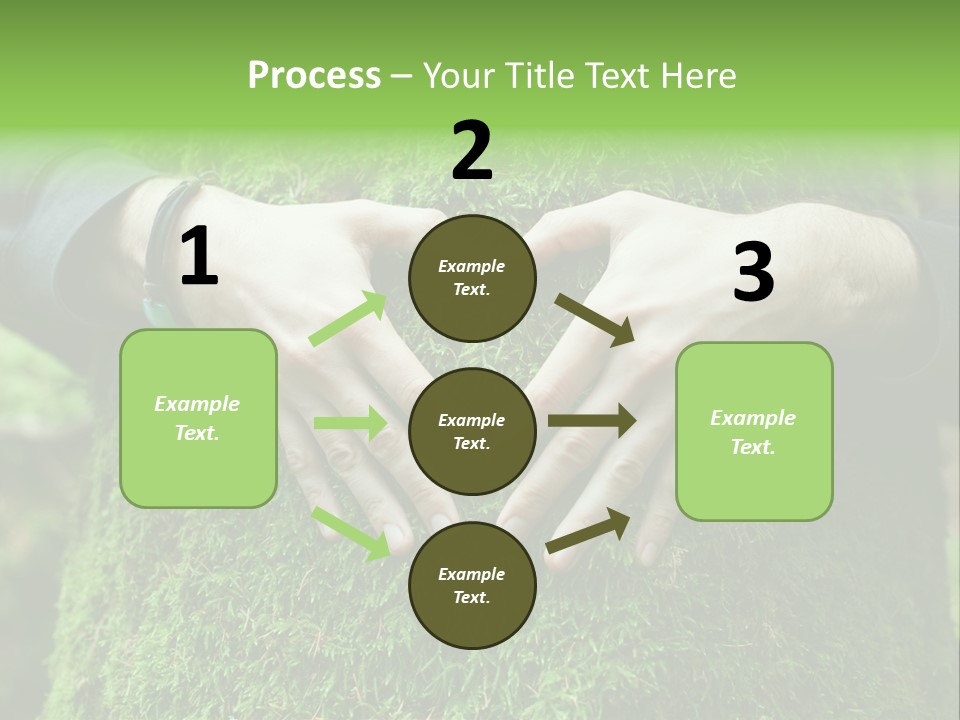 Forest Person Shape PowerPoint Template