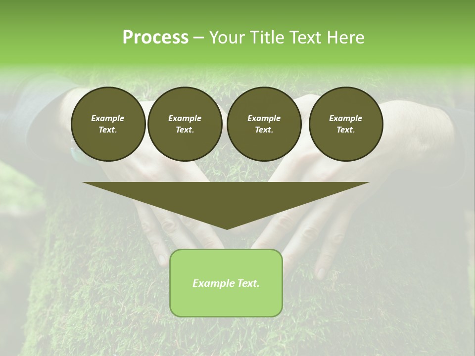 Forest Person Shape PowerPoint Template