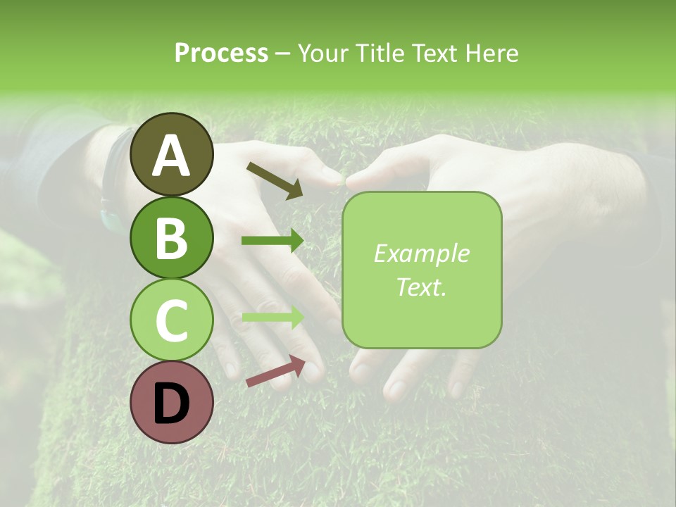 Forest Person Shape PowerPoint Template