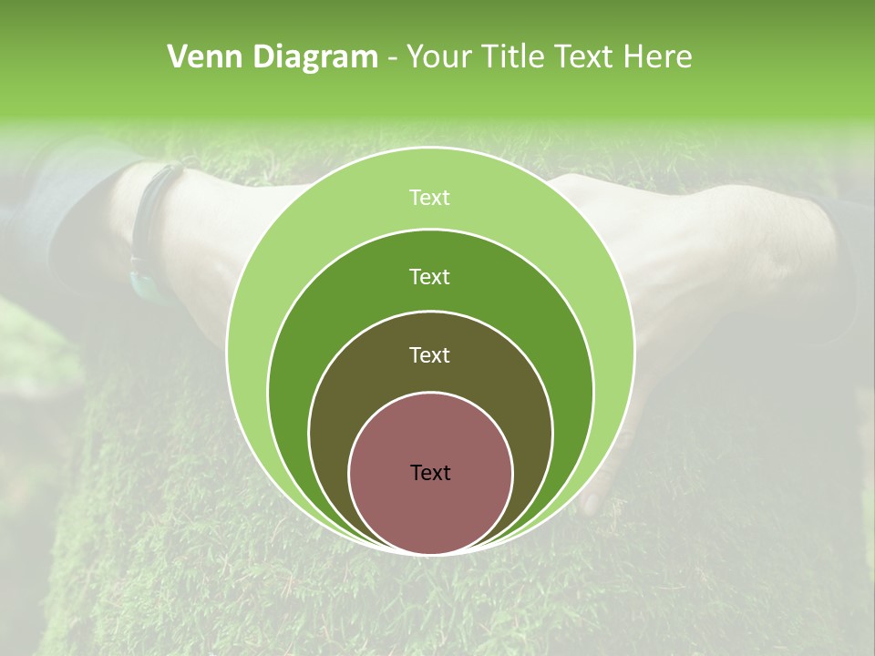 Forest Person Shape PowerPoint Template