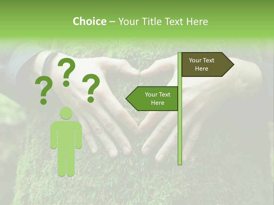 Forest Person Shape PowerPoint Template