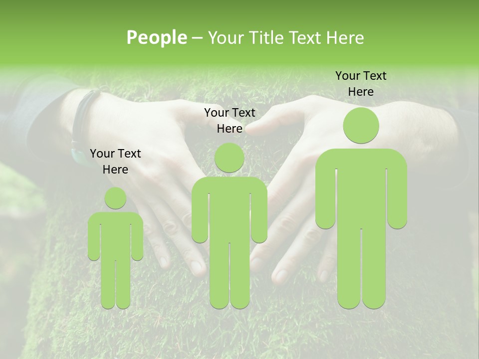 Forest Person Shape PowerPoint Template