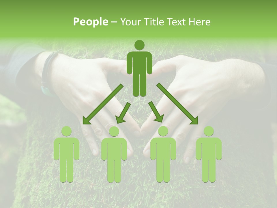 Forest Person Shape PowerPoint Template