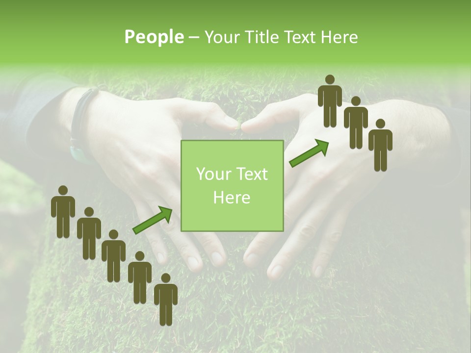 Forest Person Shape PowerPoint Template