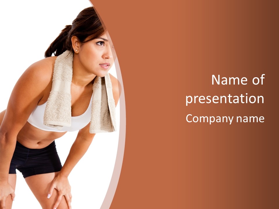 Slim Pretty Weight PowerPoint Template