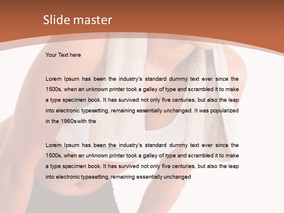 Slim Pretty Weight PowerPoint Template