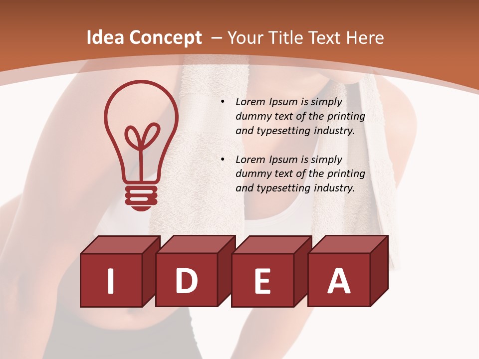 Slim Pretty Weight PowerPoint Template