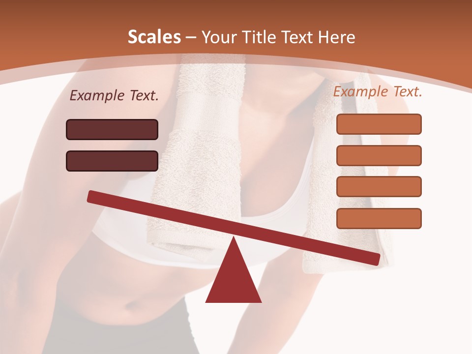 Slim Pretty Weight PowerPoint Template