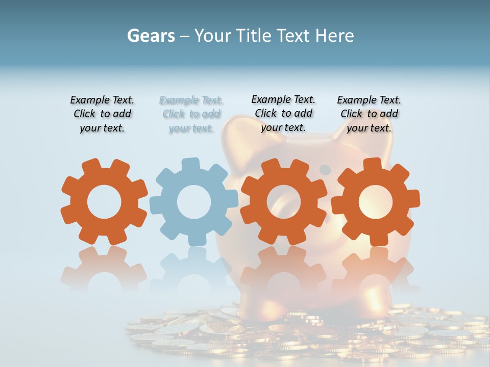 Currency Color Image Close Up PowerPoint Template