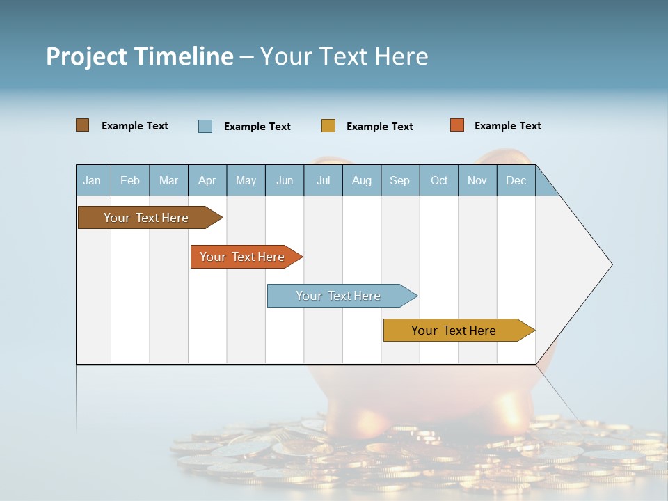 Currency Color Image Close Up PowerPoint Template