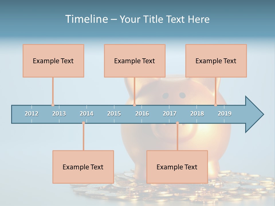 Currency Color Image Close Up PowerPoint Template