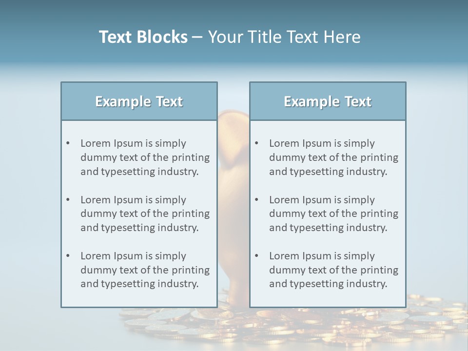 Currency Color Image Close Up PowerPoint Template
