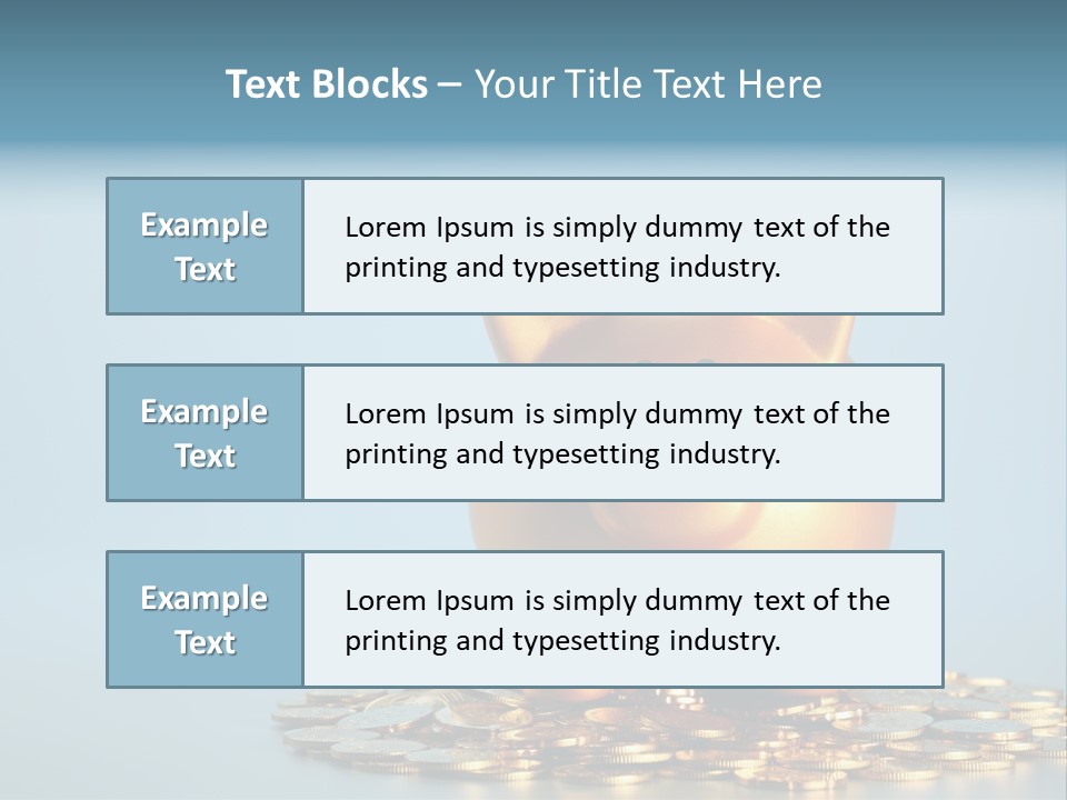 Currency Color Image Close Up PowerPoint Template
