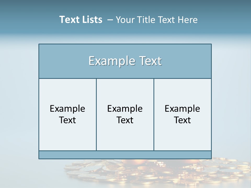 Currency Color Image Close Up PowerPoint Template