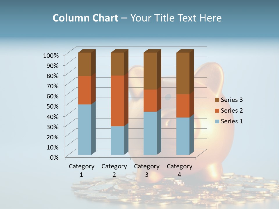 Currency Color Image Close Up PowerPoint Template