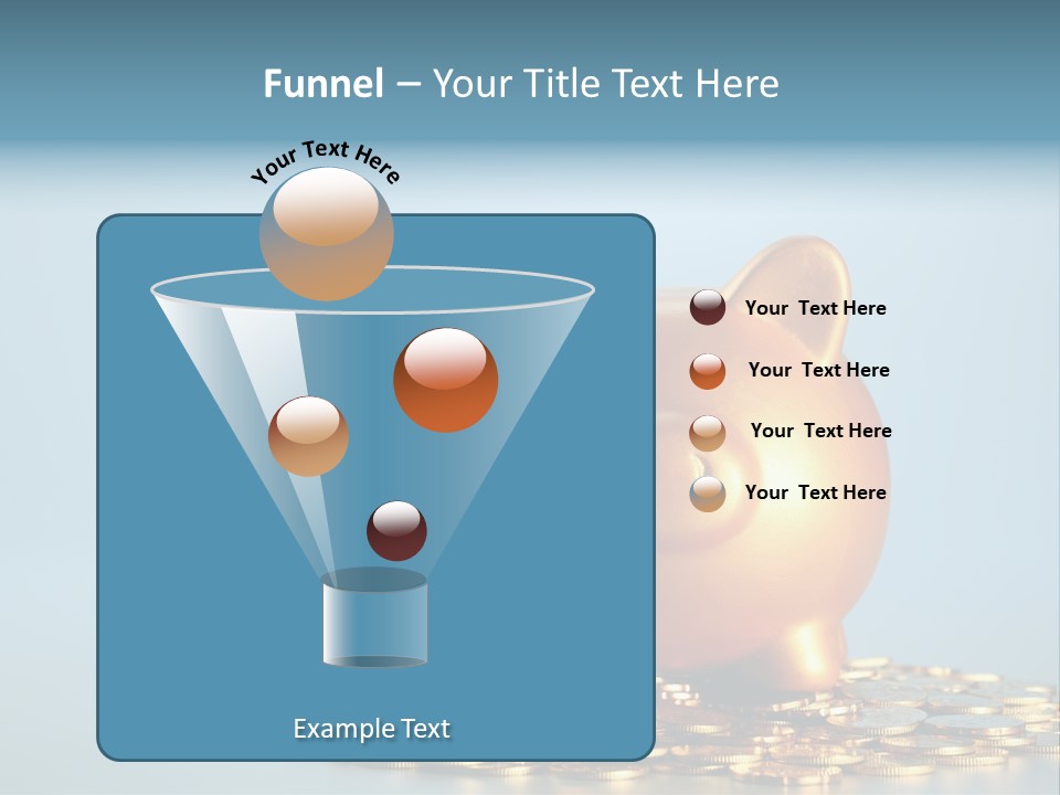 Currency Color Image Close Up PowerPoint Template