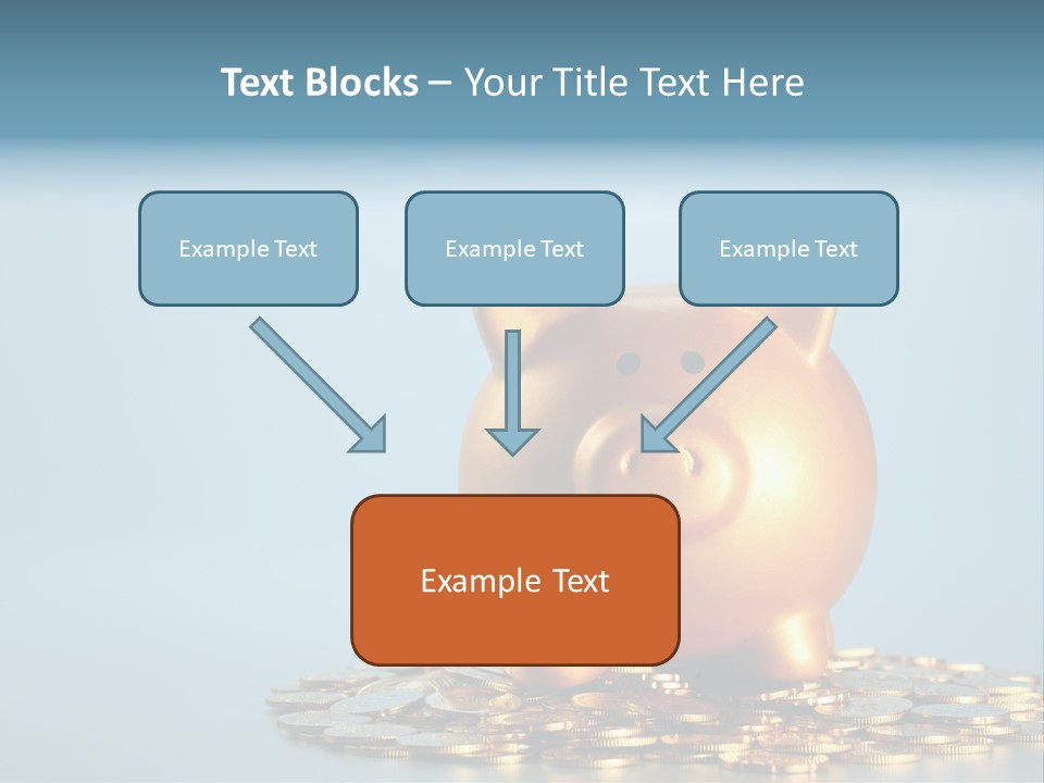 Currency Color Image Close Up PowerPoint Template
