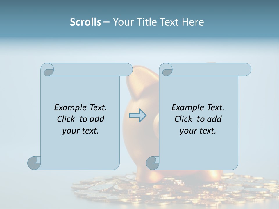 Currency Color Image Close Up PowerPoint Template