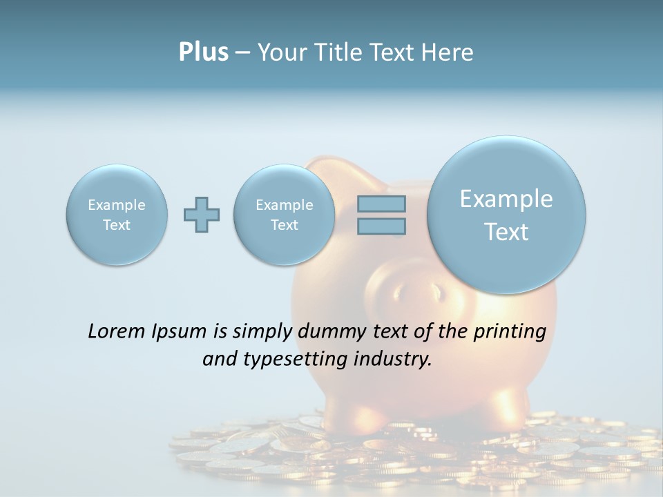 Currency Color Image Close Up PowerPoint Template