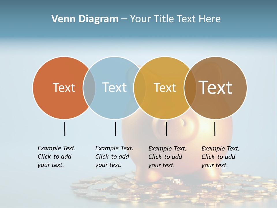 Currency Color Image Close Up PowerPoint Template