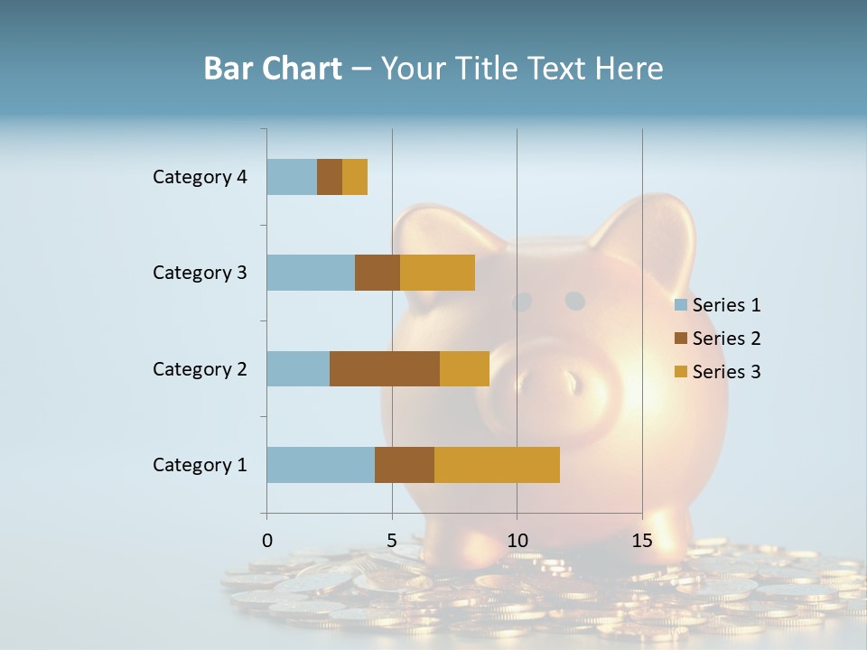 Currency Color Image Close Up PowerPoint Template