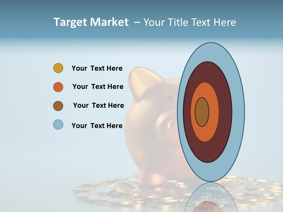 Currency Color Image Close Up PowerPoint Template