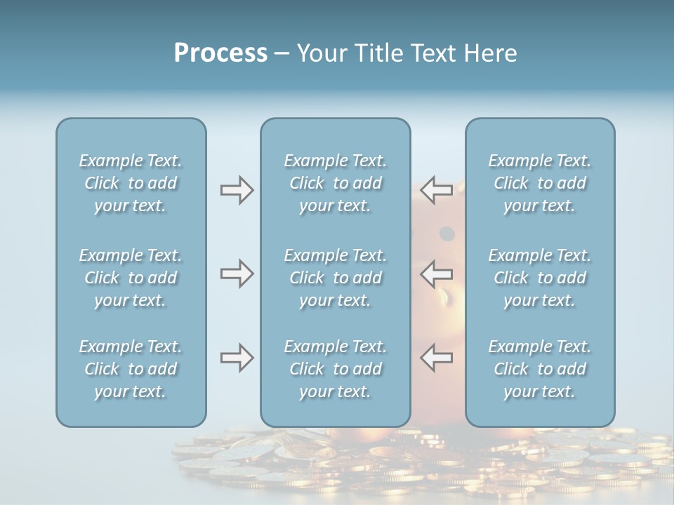 Currency Color Image Close Up PowerPoint Template