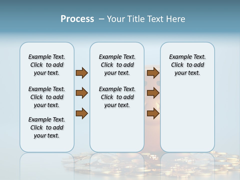 Currency Color Image Close Up PowerPoint Template