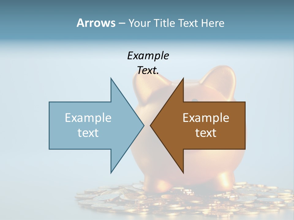 Currency Color Image Close Up PowerPoint Template