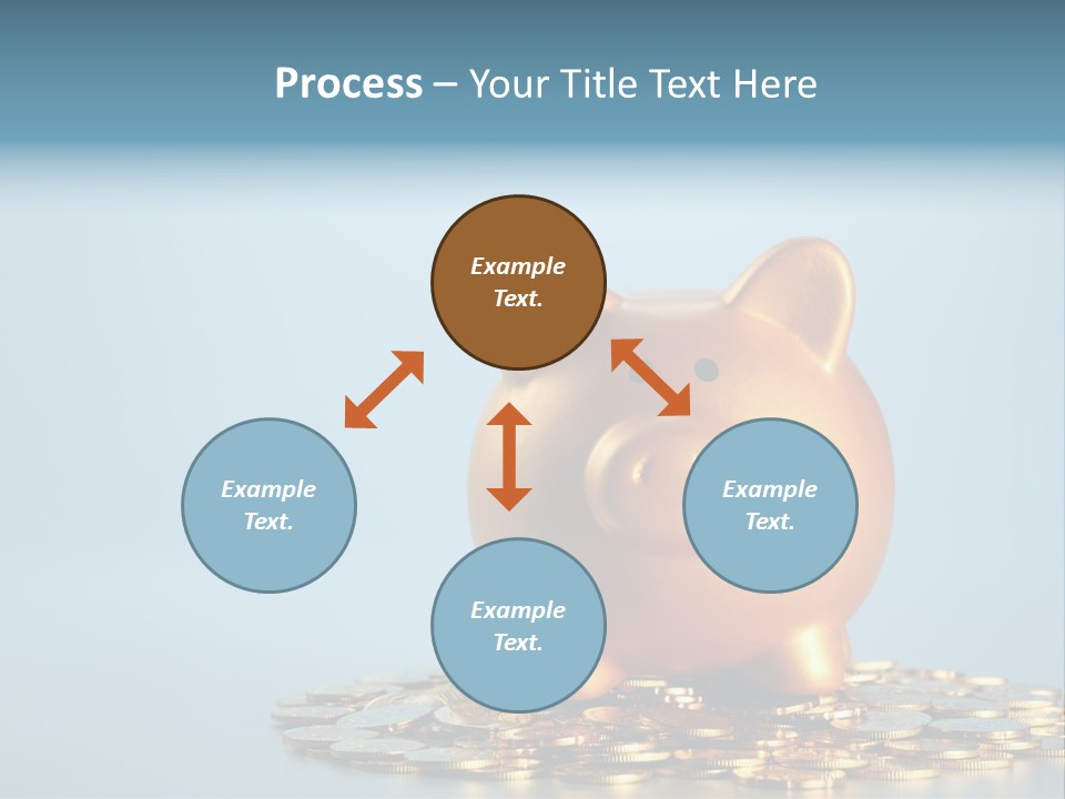 Currency Color Image Close Up PowerPoint Template