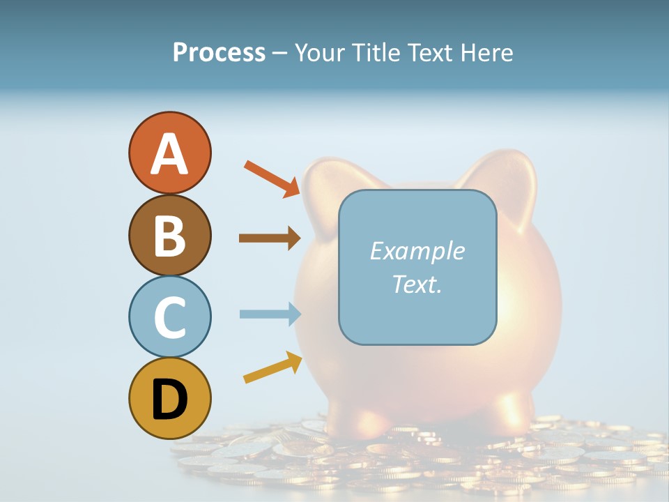 Currency Color Image Close Up PowerPoint Template