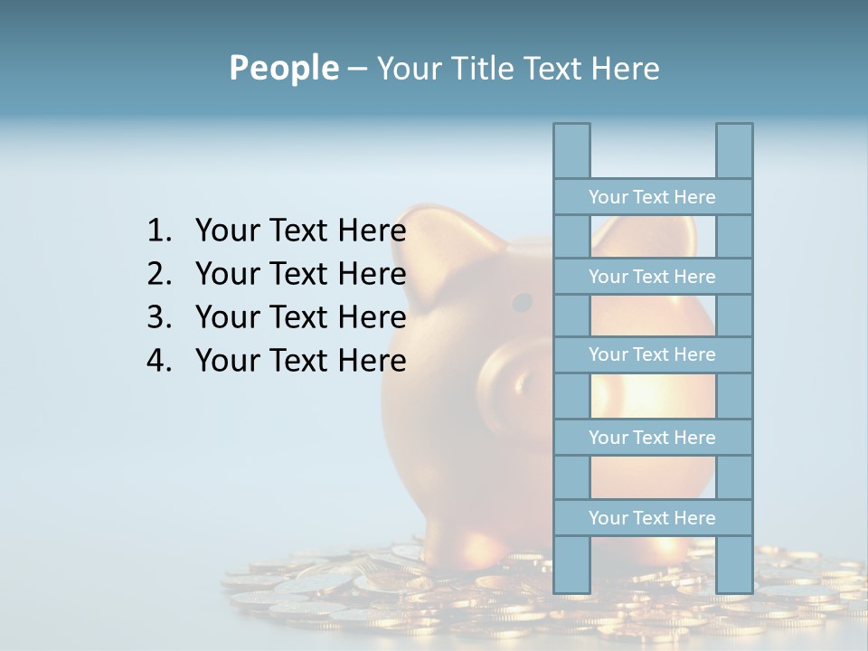 Currency Color Image Close Up PowerPoint Template