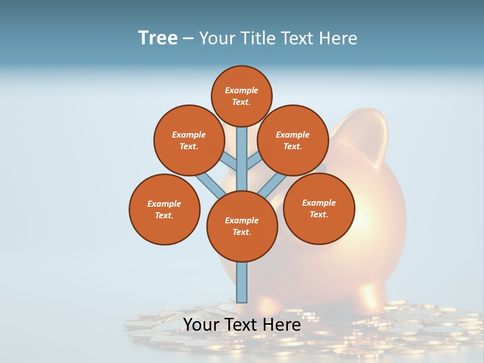 Currency Color Image Close Up PowerPoint Template