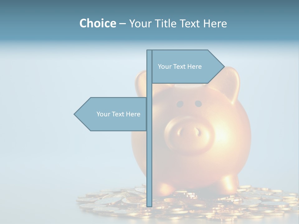 Currency Color Image Close Up PowerPoint Template